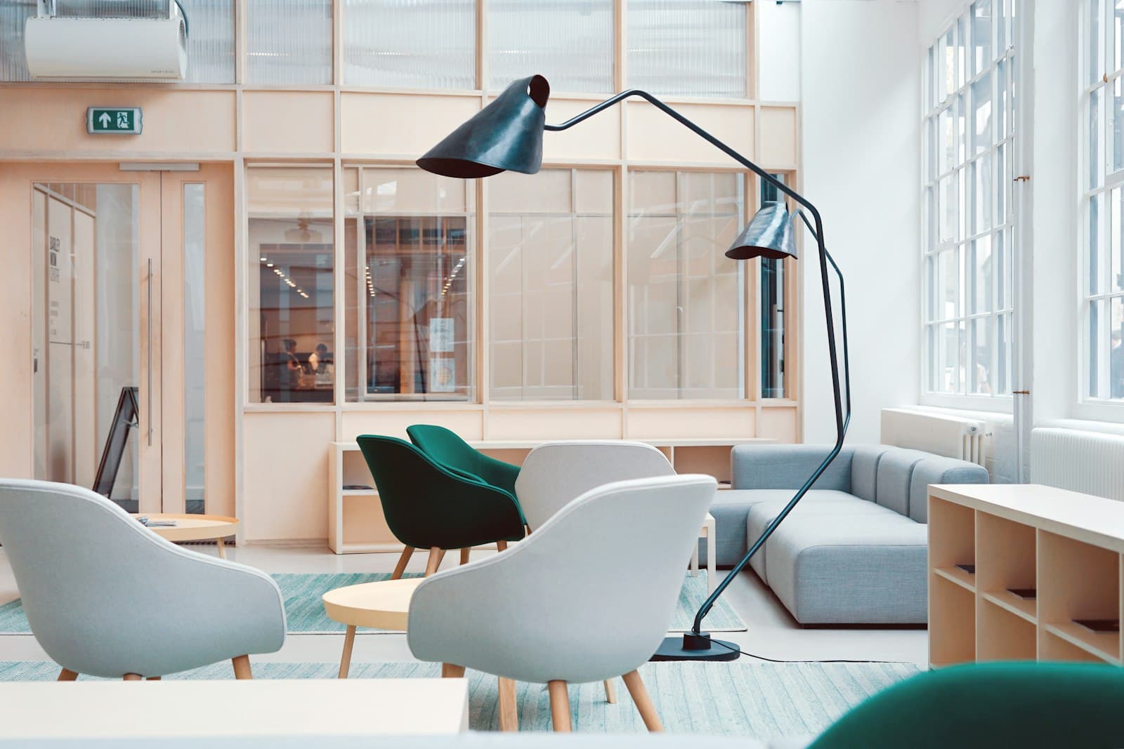 Office lobby, commercial space